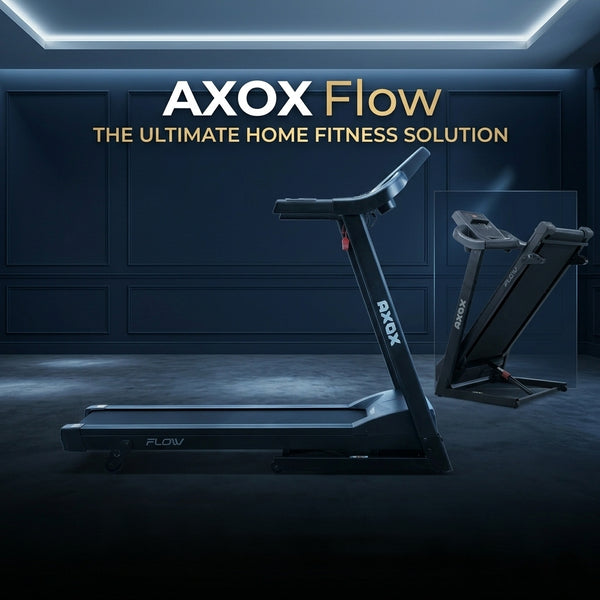 Axox Fitness Flow Electric Treadmill | 1.25HP | 1-13 km/h