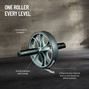 Axox Fitness Ab Roller Exercise Wheel – TPR Wheel & Steel Core | Core Trainer