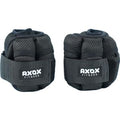 Axox Fitness Adjustable Ankle & Wrist Weights | 2kg | Velcro Strap | Resistance Training