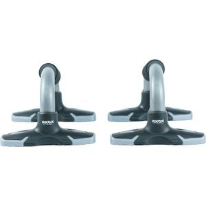 Axox Fitness Push Up Bars | Ergonomic | Two-Tone | Upper Body Strength Training