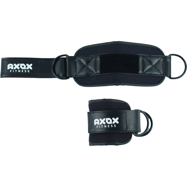Axox Fitness Resistance Training Set | 3 Tubes | Bar | Door Anchor | Full-Body Kit