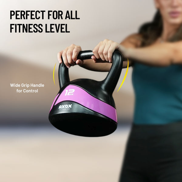 Axox Fitness Vinyl Kettlebell 12kg