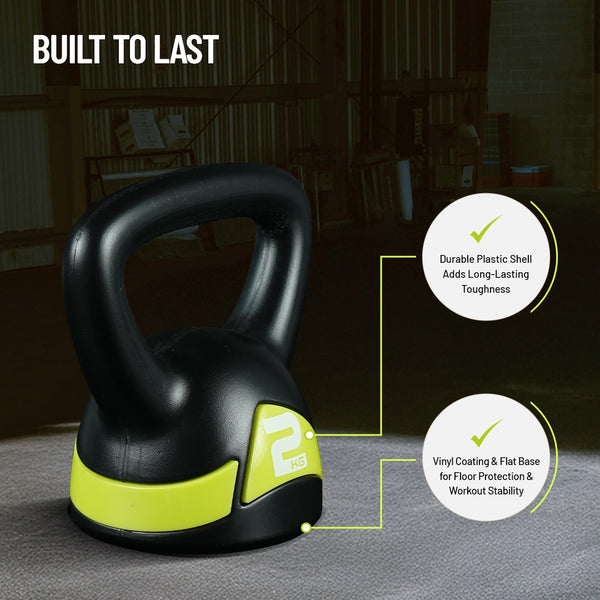 Axox Fitness Vinyl Kettlebell 2kg
