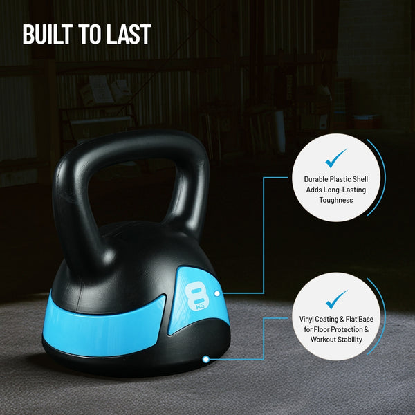 Axox Fitness Vinyl Kettlebell 8kg