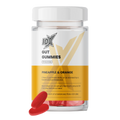10X Gut Gummies | 3 Billion CFU Probiotics + Prebiotic Fibre | Bacillus Coagulans | 60 Gummies | Pineapple & Orange | Vegan Digestive Support