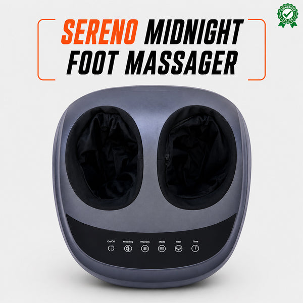 Sereno Midnight Foot Massager with Heat & Air Compression