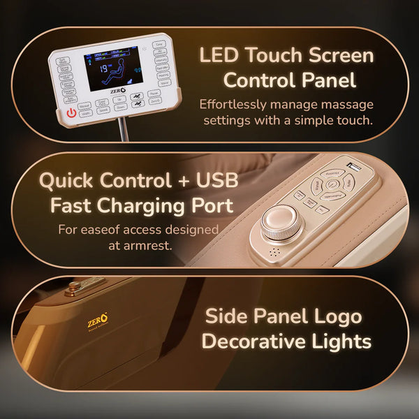 Essence Full Body Massage Chair | 3D Rollers | Zero Gravity | 18 Programs | GuaSha Sole Therapy | AI Voice Control | Thermal Therapy