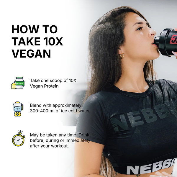 10X Athletic Vegan Protein | 20g Plant-Based Protein | 20 Servings | Gluten-Free, Nut-Free, Lactose-Free | Low-Calorie