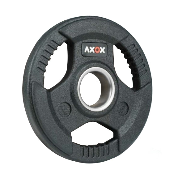 3-Grip Rubber Weight Plate with PVC Label - 2.5kg