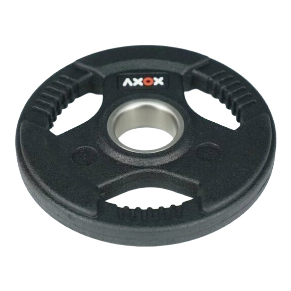 3-Grip Rubber Weight Plate with PVC Label - 2.5kg