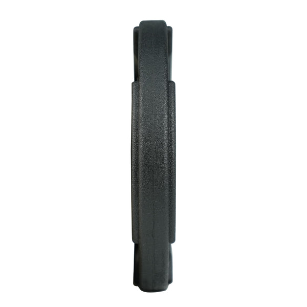 3-Grip Rubber Weight Plate with PVC Label - 2.5kg