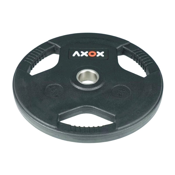 3-Grip Rubber Weight Plate with PVC Label - 20kg