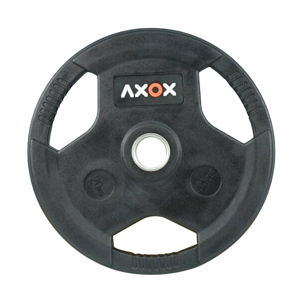 3-Grip Rubber Weight Plate 20Kg With Pvc Label