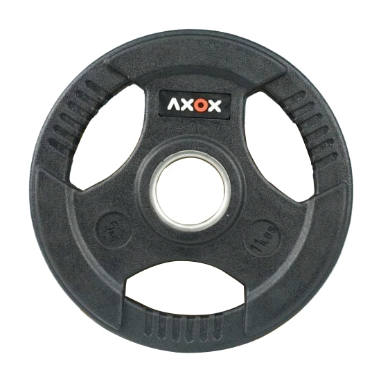 3-Grip Rubber Weight Plate 5Kg With Pvc Label