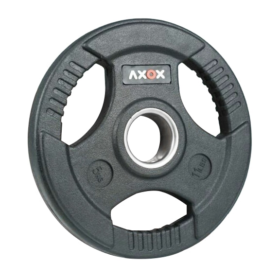 3-Grip Rubber Weight Plate with PVC Label - 5kg