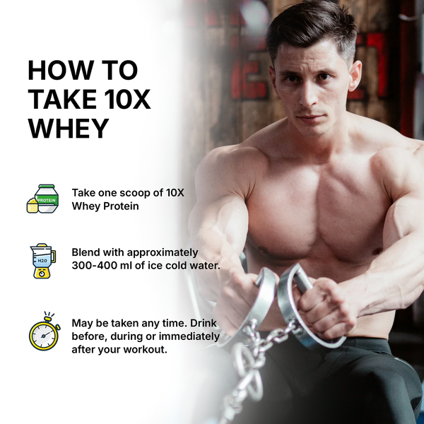 10X Athletic Whey Protein | 25g Protein | Low Calorie | Vegetarian | 22 Servings
