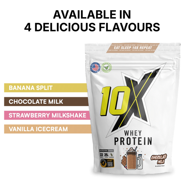 10X Athletic Whey Protein | 25g Protein | Low Calorie | Vegetarian | 22 Servings