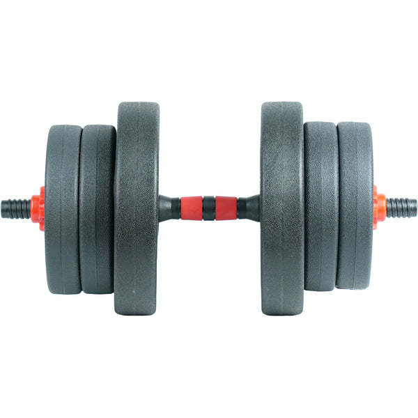 Axox Fitness Polypropylene Weight Set | 20kg | Dumbbell & Barbell Combo