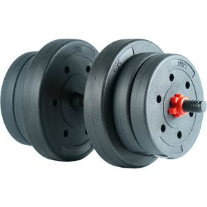 Axox Fitness Polypropylene Weight Set | 40kg | Dumbbell & Barbell Combo