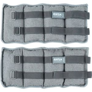Axox Fitness Ankle Weights | 4.5kg (10lbs) | Iron Sand Fill | Velcro Strap