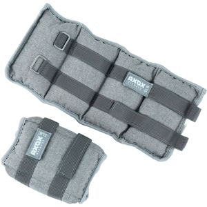 Axox Fitness Ankle Weights | 4.5kg (10lbs) | Iron Sand Fill | Velcro Strap