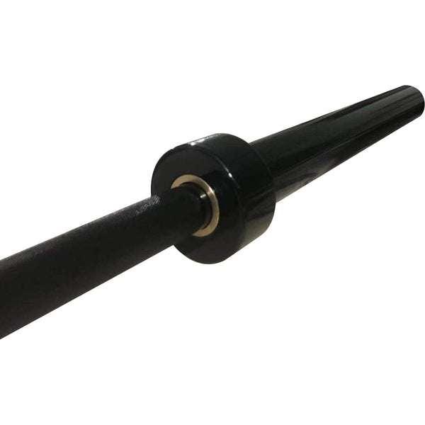 Olympic Bar with Black Grip & Black Sleeves 220cm | Axox Fitness