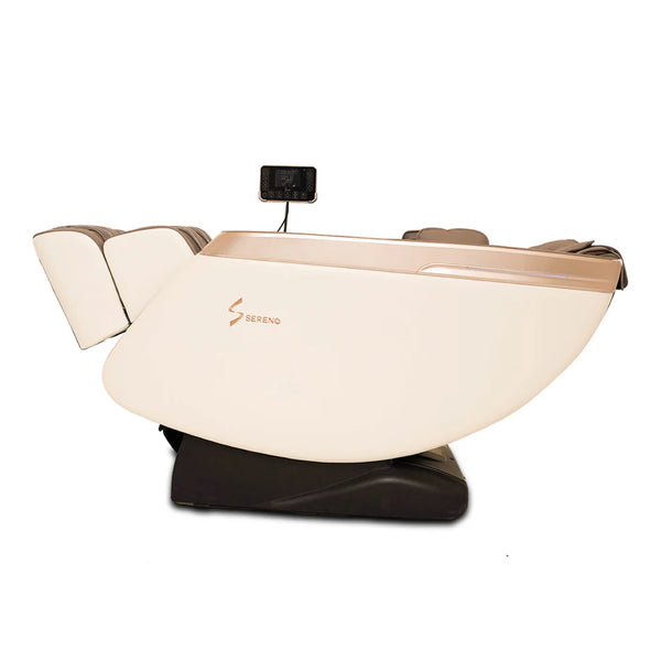 Sereno NOVA 3D Massage Chair – Full-Body SL Track Massage | AI Voice Control | 18 Auto Programs | Zero Gravity | Heat Therapy | Bluetooth | Beige