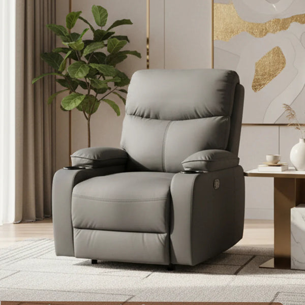 Sereno First Class Recliner Sofa with Massage – 8-Zone Massage Chair | 20 Modes | Heat Therapy | 110°–160° Reclining | Remote Control | Beige