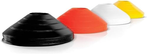 SKLZ Agility Cones Set of 20 | 2 Inch High Visibility | 4 Colors | Speed & Agility Training Drills