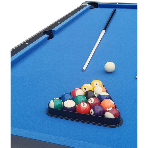 Toronto GP020 Billiard Table | Blue Velvet Cloth | Chrome Corners | 8FT