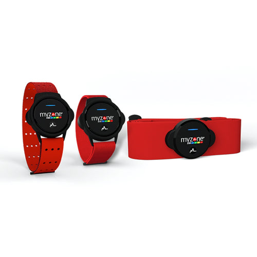MYZONE MZ Switch Heart Rate Monitor | Chest, Arm & Wrist Wear | Built-in Memory | 6-Month Battery | Waterproof | Gym & Outdoor
