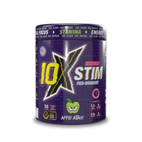10X Athletic STIM Pre Workout Powder 600g | 400mg Caffeine