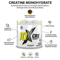 10X Athletic Pump Pre Workout Bundle | Caffeine-Free Non-Stim Formula 600g + FREE Creatine Monohydrate + FREE Neon Shaker | 50 Servings | Muscle Pump & Performance Support