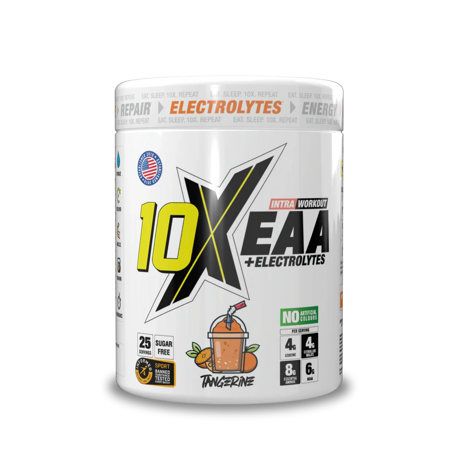 10X EAA with Electrolytes | 9 Essential Amino Acids + B Vitamins | 750mg Electrolytes | 450 gms
