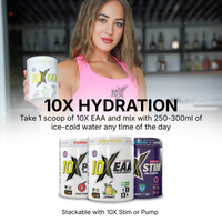 10X EAA with Electrolytes | 9 Essential Amino Acids + B Vitamins | 750mg Electrolytes | 450 gms