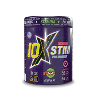 10X Athletic STIM Pre Workout Powder 600g | 400mg Caffeine