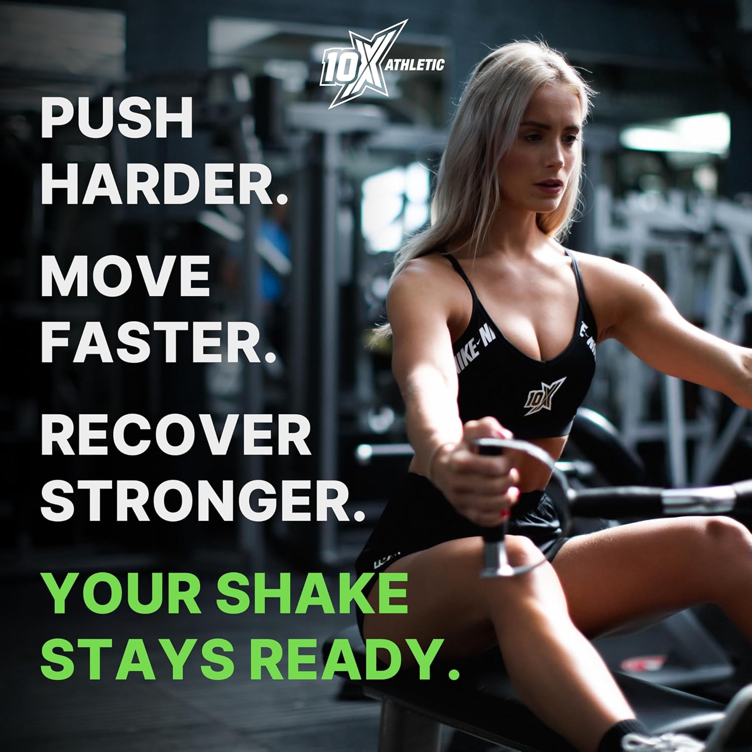 10X Athletic Neon Shaker | 600ml | Mixer Ball Included | Leak-Proof Screw Lid & Flip Cap | BPA-Free | Gym & Protein Shaker Bottle