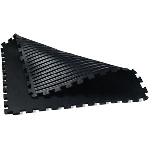 Axox Fitness 1sqm Rubber Interlocking Mat | Gym Flooring Tile | Single Piece