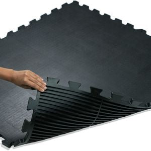 Axox Fitness 1sqm Rubber Interlocking Mat | Gym Flooring Tile | Single Piece