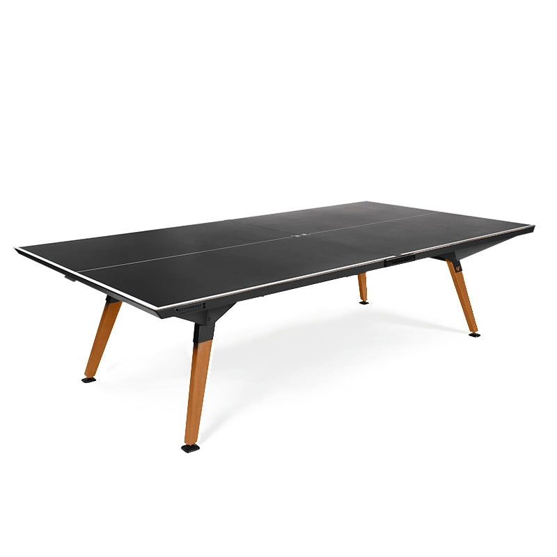Cornilleau Origin Outdoor Convertible Ping Pong Table | Black Panel with White Lines