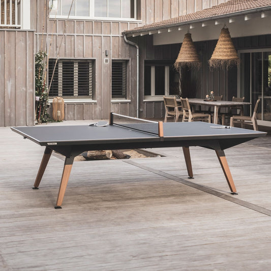 Cornilleau Origin Outdoor Convertible Ping Pong Table | Black Stone Panel
