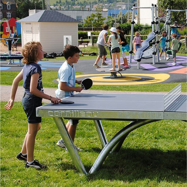 Cornilleau Park Outdoor Table Tennis Table | All-Weather | Grey