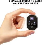 Heat Gen Knee Massager - Infrared Heat Therapy, Vibration, 3 Modes, 360 Anti-Slip - Portable Pain Relief