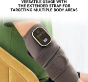 Heat Gen Knee Massager - Infrared Heat Therapy, Vibration, 3 Modes, 360 Anti-Slip - Portable Pain Relief