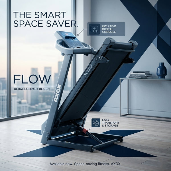 Axox Fitness Flow Electric Treadmill | 1.25HP | 1-13 km/h