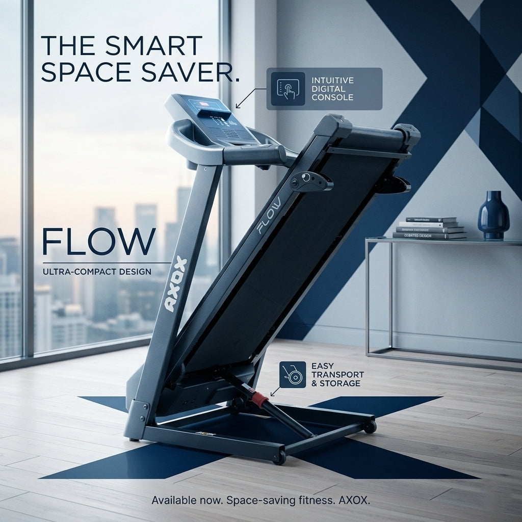 Axox Fitness Flow Electric Treadmill | 1.25HP | 1-13 km/h