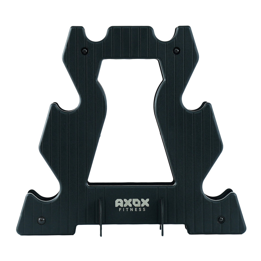 Axox Fitness Neoprene Dumbbell Set with Stand | 3-Pair 19kg | 1.5kg, 3kg & 5kg