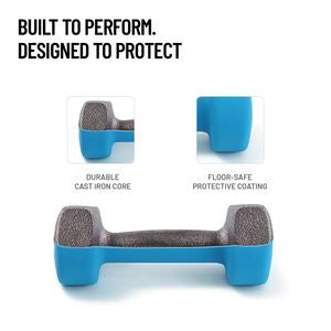 Axox Fitness Neoprene Dumbbell | 2kg Pair | Color-Coded | Strength & Rehab