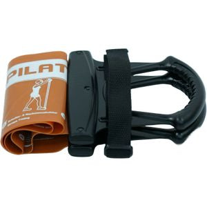 Axox Fitness Pilates Band | Latex Resistance Band | 60x15cm | TPR Handles | Full-Body Toning
