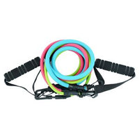 Axox Fitness Pilates Trimmer Xtra | Multicolor Resistance Band | 114cm | Latex